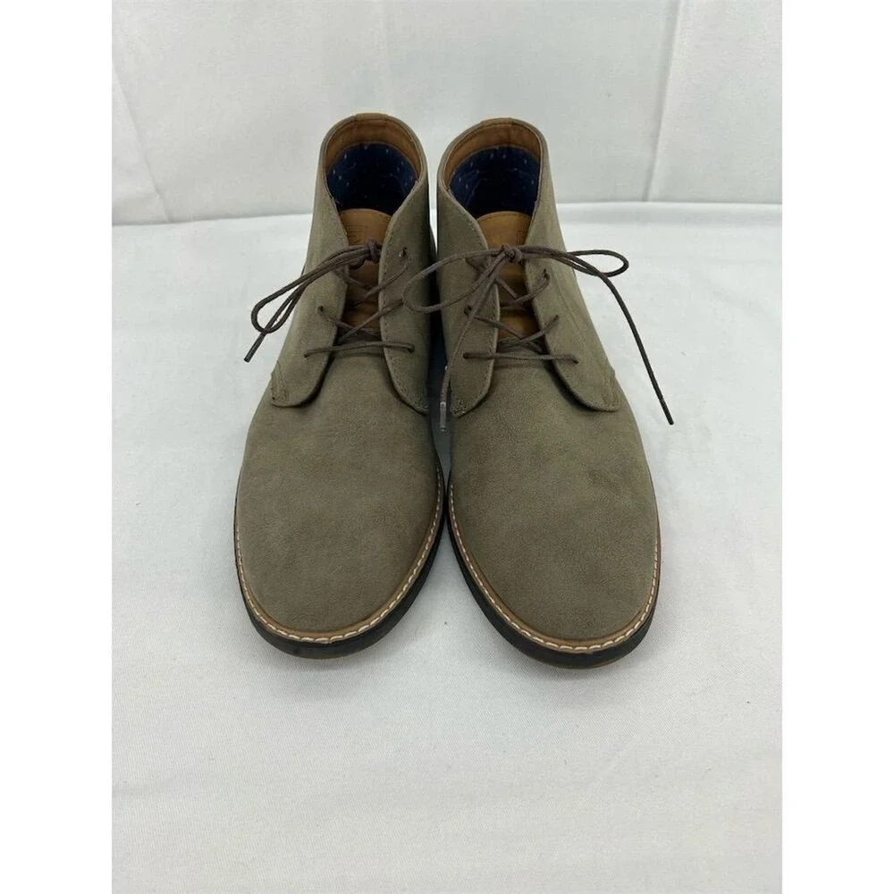 HAWKER RYE Abigovia Men's Green Gray Suede Chukka Boots Size 10